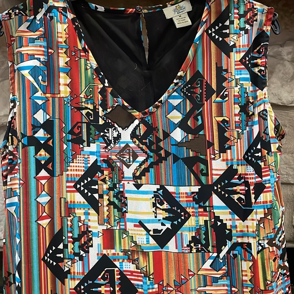 Turquoise Haven maxi ruffle dress - Picture 3 of 4